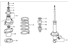 Honda 52610-S5A-C52 Shock Absorber Assembly, Right Rear