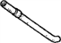 Honda 60825-SV1-A00ZZ Stiffener, Bumper Stay