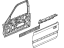 Honda 67010-SM4-A11ZZ Right Front Door Panel