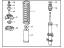 Honda 51601-SM5-A02 Shock Absorber Assembly, Right Front (Showa)