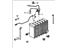 Honda 80210-SM1-A22 Evaporator Sub-Assembly (Sam)