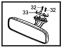 Honda 76400-THR-A31 MIRROR, REARVIEW