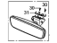 Honda 76400-THR-A42 Mirror, Auto-Dimming, W/Homelinkandreg