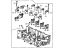 Honda 12100-6C1-A00 Cylinder Head Assembly