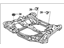 Honda 50300-SDA-A10 Sub-Frame, Rear