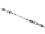 Honda 42310-T6Z-A03 Driveshaft Assembly-, R