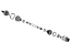 Honda 44305-T6Z-A21 Driveshaft Assembly-, R