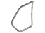 Honda 76880-672-003 Weatherstrip, R. RR. Door