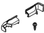 Honda 08L33-SHJ-100R2 End Cap R, Set
