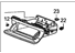 Honda 77280-SHJ-A01ZA Pocket Assy., Auto Radio *G64L* (OLIVE)