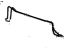 Honda 46374-TR5-A00 Pipe U, Brake