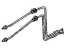Honda 46330-SF1-010 Pipe C, Brake