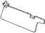 Honda 83280-SF1-A00ZA Sunvisor Assembly, Driver Side (Lofty Gray)