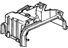 Honda 80201-SR3-A10 Case, Evaporator (Upper) (W/Insulator)
