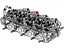 Honda 10003-P10-A10 General Assembly, Cylinder Head