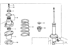 Honda 52620-S5T-A03 Shock Absorber Assembly, Left Rear