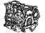 Honda 10002-5AN-A02 General Assy., Cylinder Block