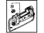 Honda 72640-SH4-A21ZD Handle Assembly, Right Rear (Outer) (Cardinal Red Metallic) (Mitsui Kinzoku)