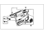 Honda 83550-SH1-A30ZA Lining Assy., L. FR. Door *B49L/B68L* (FAIR BLUE/SLEEK BLUE)
