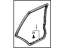 Honda 72850-SH4-004 Weatherstrip, L. RR. Door (Nishikawa)