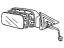 Honda 76250-SH4-A11 Mirror Assembly, Driver Side Door (R.C.) (Flat)
