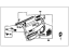Honda 83550-SH1-A02ZA Lining Assy., L. FR. Door *B49L/B68L* (FAIR BLUE/SLEEK BLUE)