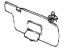 Honda 88210-SB6-661ZA Sunvisor Assembly, Passenger Side (Warm White)