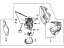 Honda 76208-TVA-C02 Set Passenger Side, Mirror Assembly
