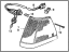 Honda 33800-SB4-681 Light Assembly, Passenger Side Position & Side Marker