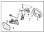 Honda 76200-S30-A21ZB Mirror Assembly, Passenger Side Door (Iceberg Silver Metallic) (R.C.)