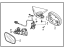 Honda 76250-S30-A21ZB Mirror Assembly, Driver Side Door (Iceberg Silver Metallic) (R.C.)