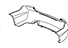 Honda 04715-SNA-A90ZZ Face, Rear Bumper (Dot)