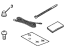 Honda 08F13-SNA-300R2 Hardware Kit