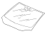Honda 73111-TBV-A01 Glass Set, Front