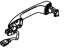 Honda 72181-TRT-A71 Handle Complete Left, Front