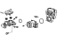 Honda 57306-TRT-A02 Cylinder Set, Tandem Motor