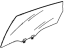 Honda 73400-TRT-A01 Glass, RR. R Door