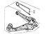 Honda 52370-TX9-A02 Arm, Right Rear Trailing