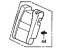 Honda 82521-TX9-A01ZA Cover, Left Rear Seat-Back Trim (Light Gray)