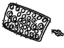 Honda 46545-SEP-A81 Cover Set, Pedal (AT)