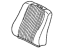 Honda 81521-S87-A62ZB Cover, Left Front Seat-Back Trim (Light Quartz Gray) (Leather) (Tachi-S)