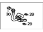 Honda 01466-S84-A51 Hose Set, Right Rear Brake