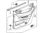 Honda 83750-S87-A01ZB Lining Assy., L. RR. Door *NH284L* (LIGHT QUARTZ GRAY)