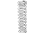 Honda 51401-S84-A12 Spring, Front