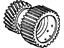 Honda 23411-P7Z-000 Gear, Secondary Shaft Low