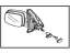 Honda 76250-SH5-A02 Mirror Assembly, Driver Side Door (Flat)