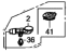 Honda 76812-T1W-A01 Mouth Assy,Washer