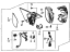 Honda 76258-TXM-A61ZA Set Driver Side (Flat Black)