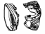 Honda 76205-TXM-A81ZA Housing Set (Flat Black)