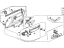 Honda 83500-SM1-A00ZA Lining, R. FR. Door *B44L/B44L* (PALMY BLUE/PALMY BLUE)